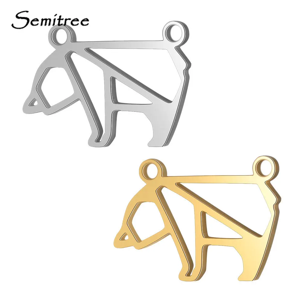 5 шт. подвеска медведь из нержавеющей стали|Шармы| |