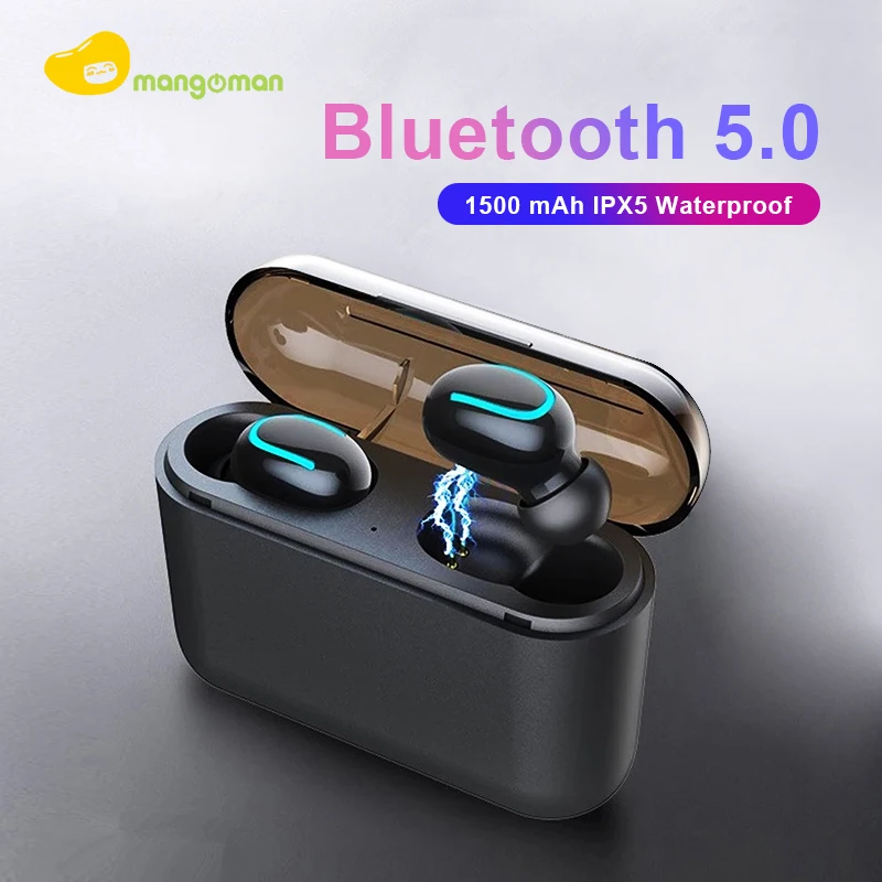 Mangoman гарнитура туры беспроводные наушники HBQ Q32 Bluetooth 5 0 PK i7s i2000 | Электроника