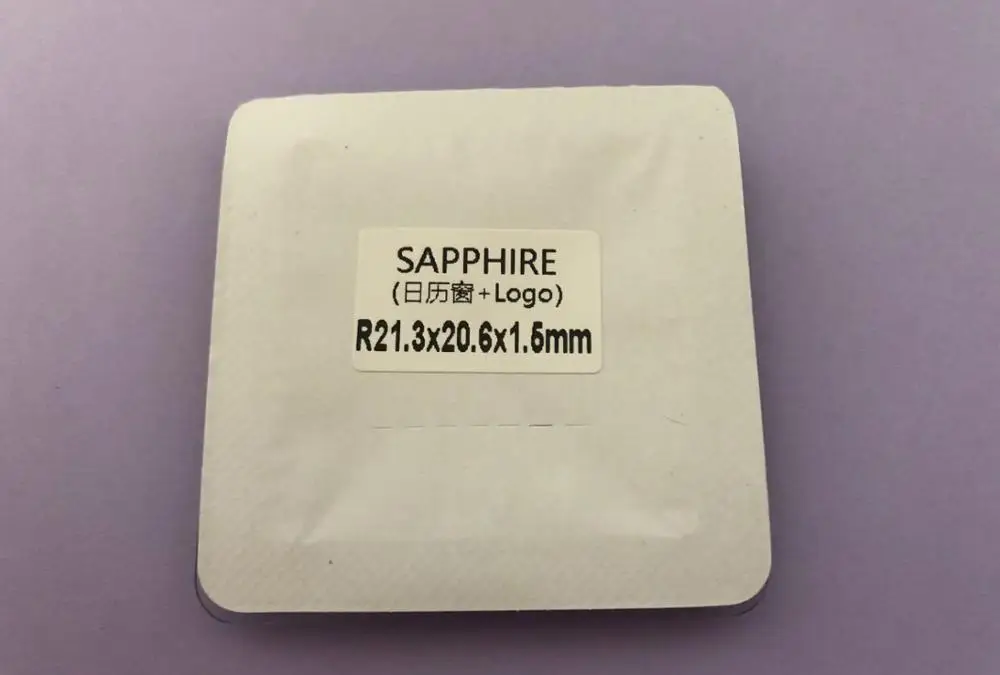 

Сменное сапфировое стекло для женщин 26 мм, 25-206c, 21,3 мм, с логотипом