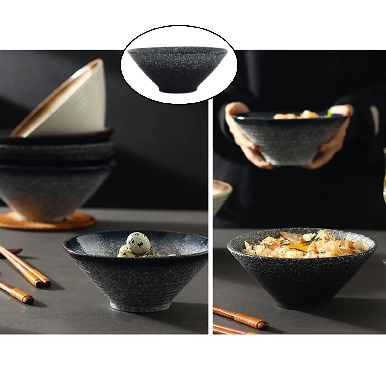 Набор керамических японских рамен суповая миска можно мыть в посудомоечной