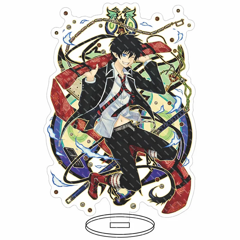 

Ao No Exorcist Original Japanese Hot Anime Figure Okumura Rin Suguro Ryuuji 15cm Acrylic Standing Plate Props Gift For Friend