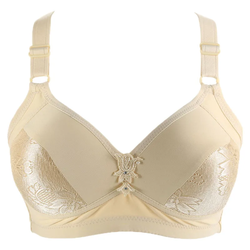 Для женщин с пряжкой сзади хлопковый бюстгальтер без косточек тонкими размера