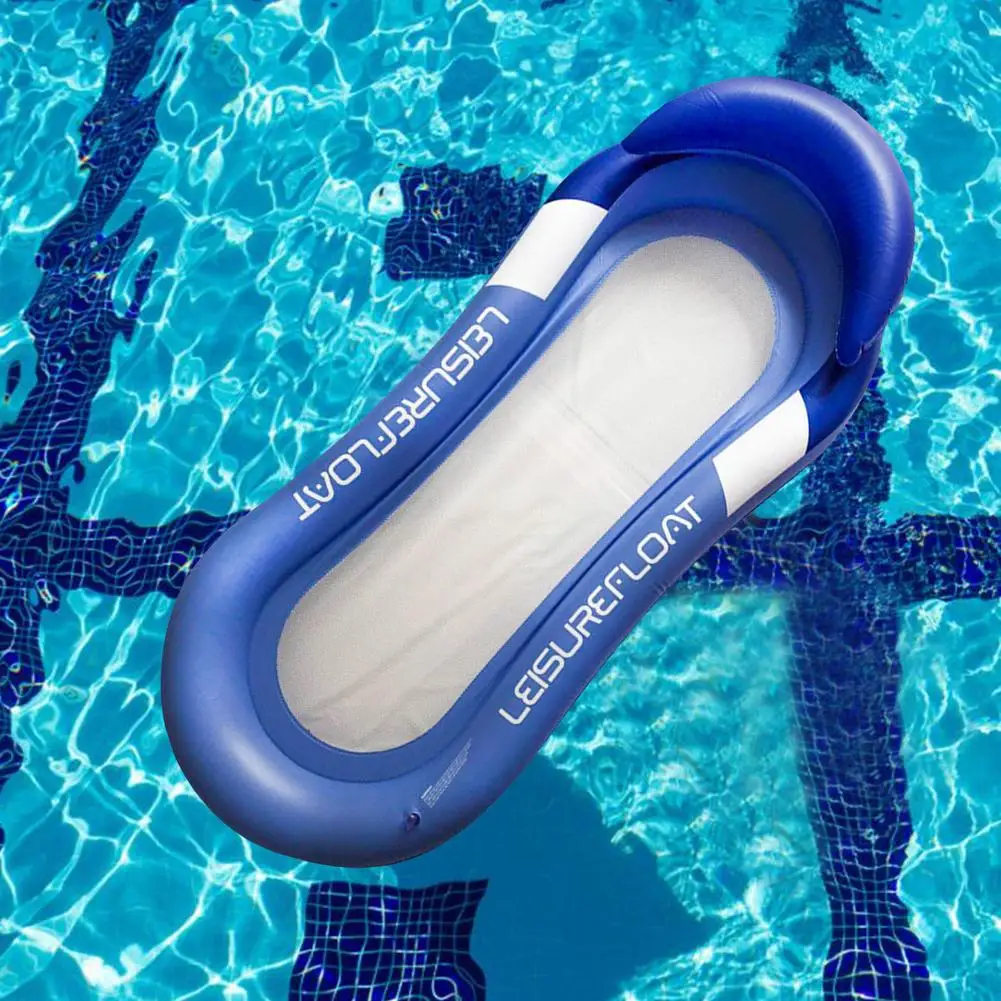 Надувной пляжный матрас S-образной формы плавающий надувной диван для бассейна