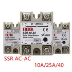 SSR-10AA SSR-25AA SSR-40AA 10A 25A 40A твердотельный релейный модуль 80-250 В вход переменного тока 24-380 В выход переменного тока высокое качество