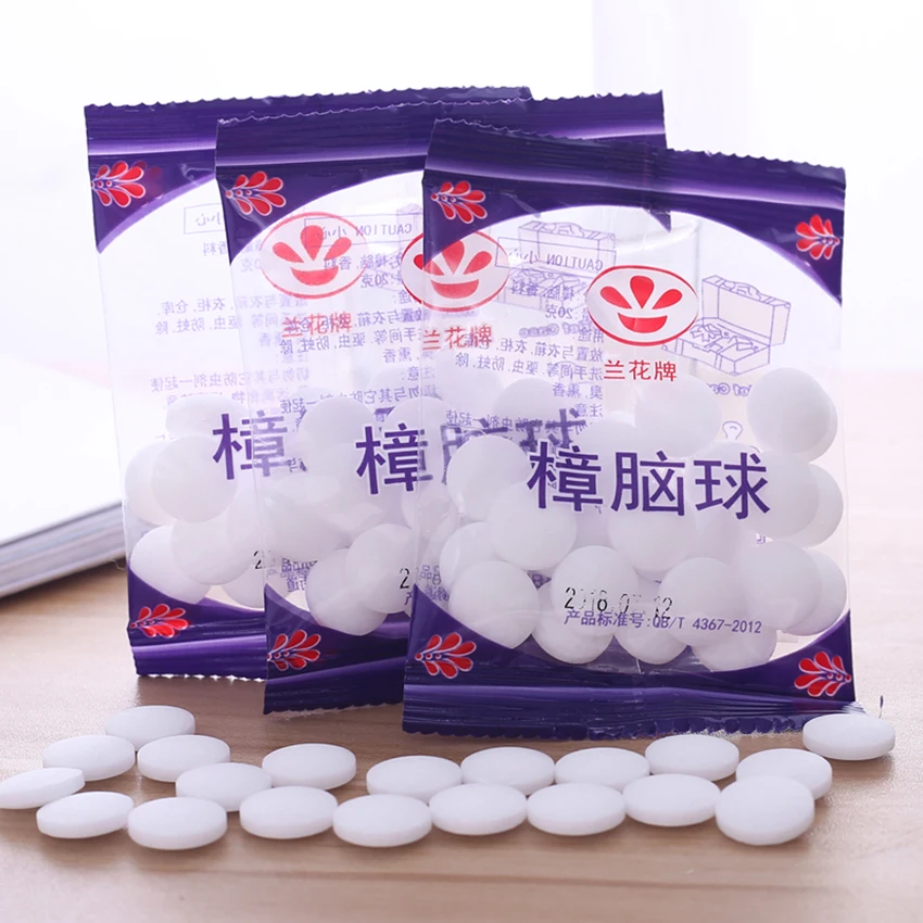 20 шт./упак. натуральный нафталин репеллент Шкаф Одежда Протектор - Цена: 27,39 руб.