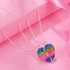 Цепочка детская, в форме сердца енота, Магнитная подвеска