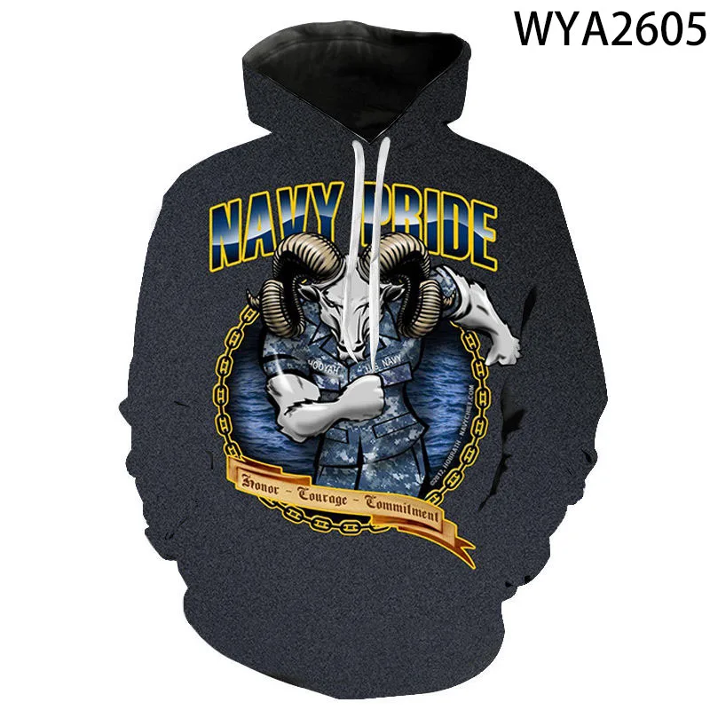 

2021 New Cool Navy Seal Hoodies 3D Printed Men Women Children Fashion Sweatshirts Hooded Boy Girl Kids Pullover Streetwear Tops