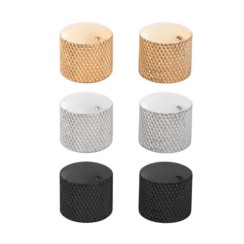 

Metal Guitar Volume And Tone Knobs Three Colors Option For Guitar Effect Pedals Use