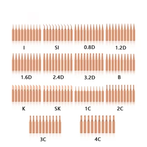 10 шт.лот, наконечник паяльника из чистой меди Dusco.E для паяльной станции 900M 937, 938, 8586, 852D Hakko 936, наконечники для пайки