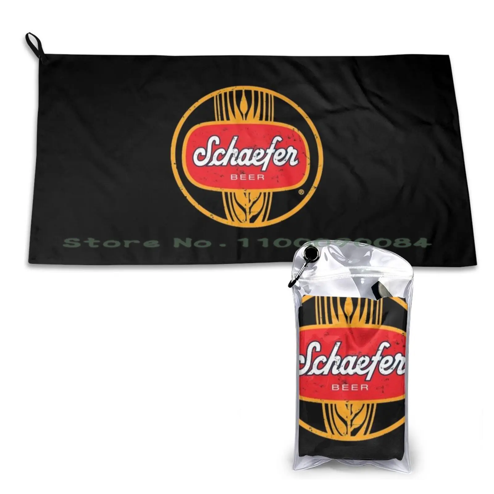 Быстросохнущее полотенце Schaefer для мужчин и женщин Спортивная портативная ванна