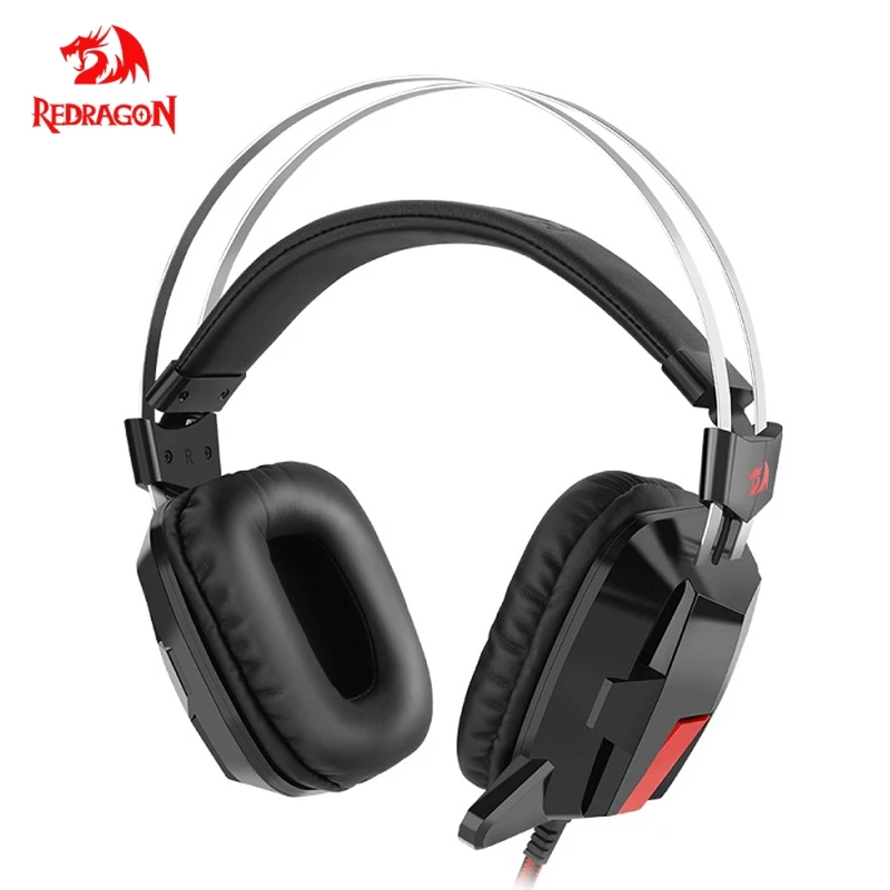 Redragon H201 стерео игровая гарнитура геймер для ПК PS4 xbox компьютер Surround Pro проводные компьютерные гарнитуры с микрофоном