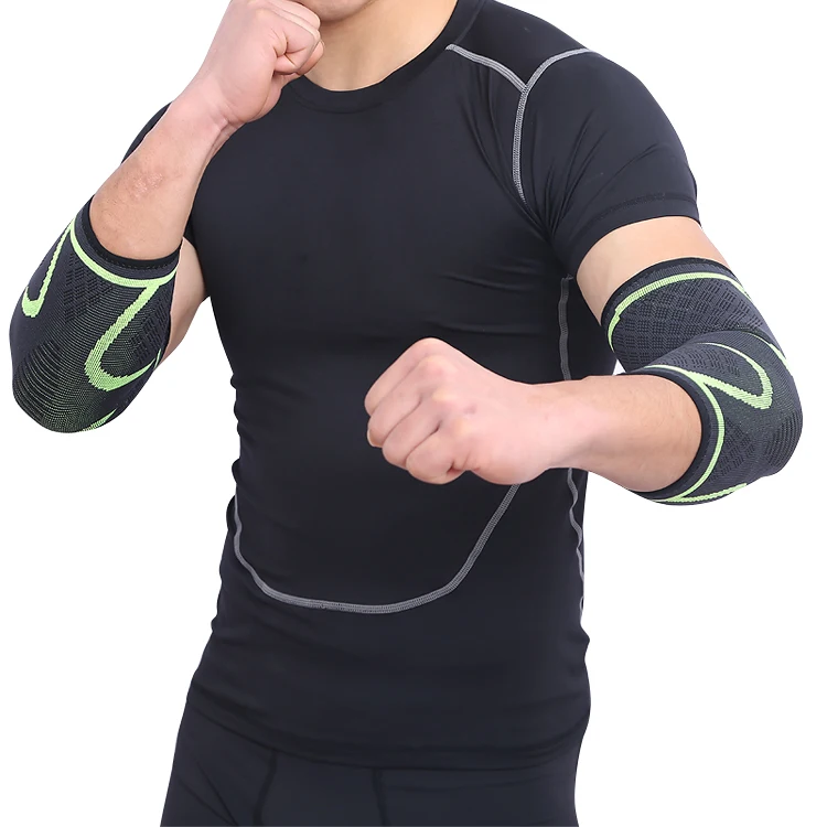 

aolikes Elbow Brace Compression Support Sleeve Adjustable Strap for Weightlifting Arthritis Volleyball Tennis Elbow Pad