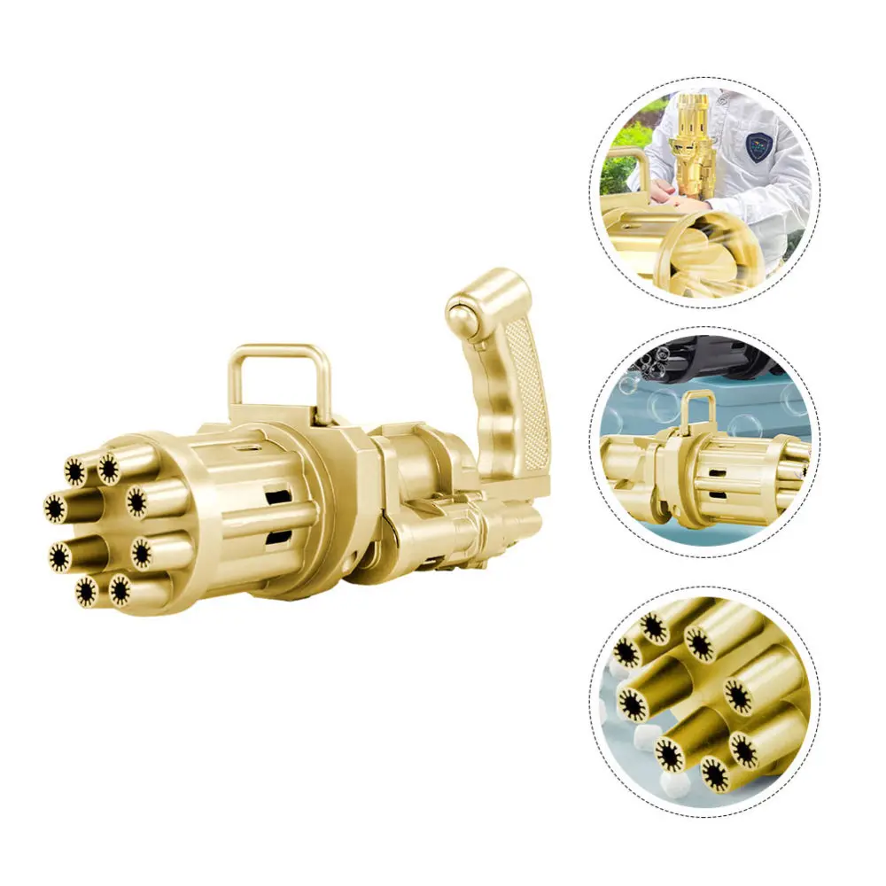 

1PC 8-hole Children Bubble Shooter Outdoor Beach Funny Bubble Machine