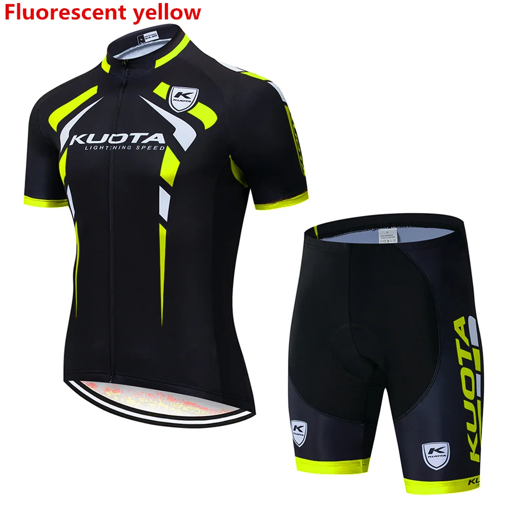 Short suit Pro Команда UCI Велоспорт Джерси KUOTA Велоспорт Набор 9D Гель Короткий рукав гоночный MTB костюм Майо велосипед одежда Ropa Ciclismo - Цвет: Short suit