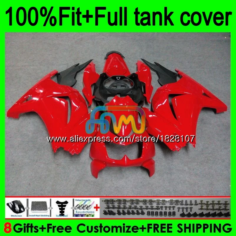 

Red hot sale +Tank For KAWASAKI ZX-250R EX-250 EX ZX 250R 08 09 10 11 12 104BS.113 EX250 ZX250R 2008 2009 2010 2011 2012 Fairing