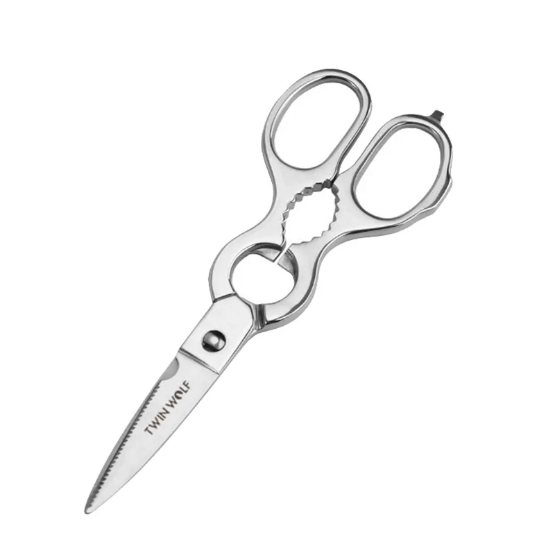 

Многофункциональные кухонные ножницы из нержавеющей стали, антикоррозийные кухонные ножницы, съемные чистящие ножницы
