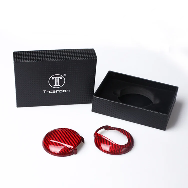 

Carbon Fiber Smart key case Key shell Key Covers For BMW MINI Cooper Countryma F56 F55 F54 F60 car Accessory car-styling Rated 5