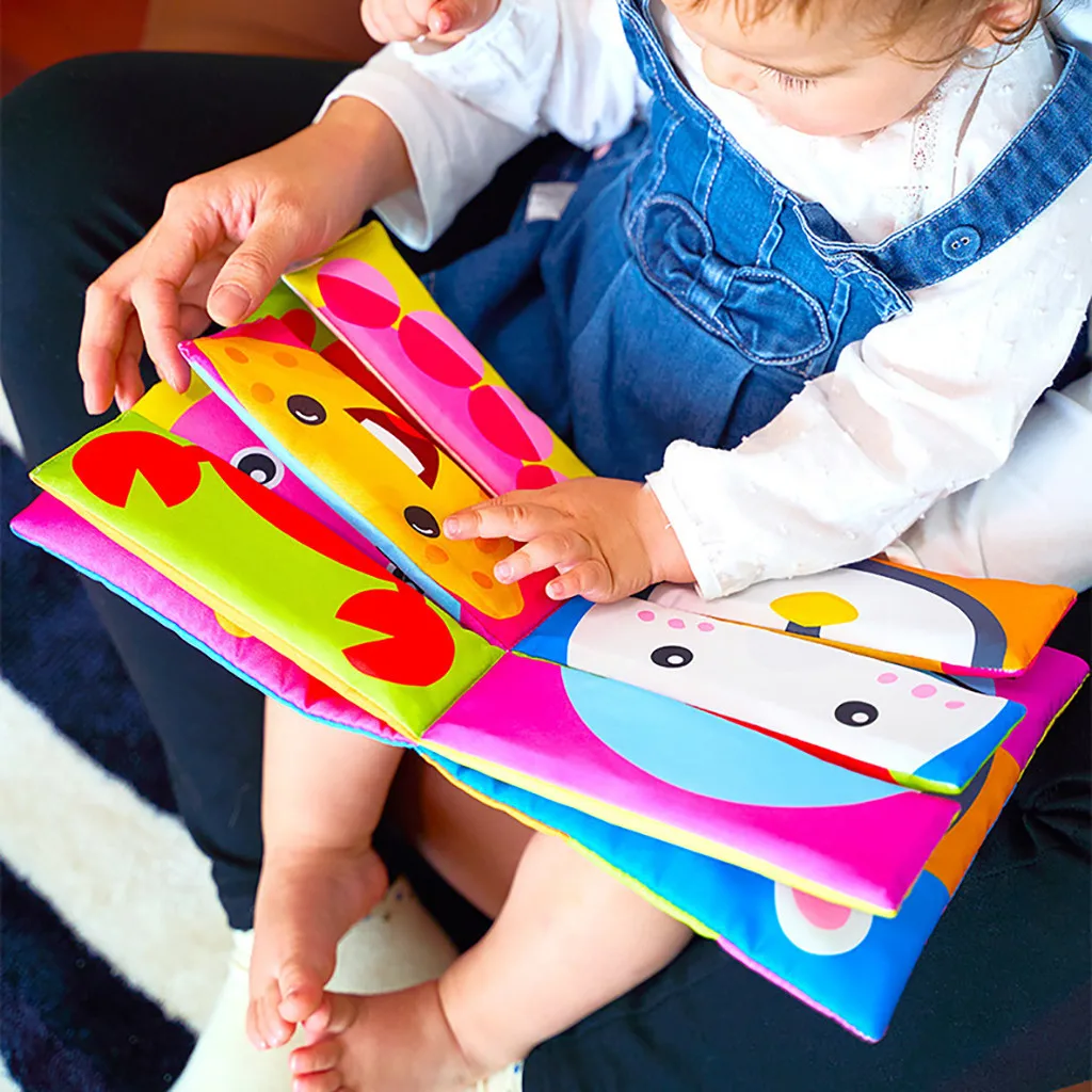 

Early Match Book Soft Learning Education Infant Newborn Activity Baby Cloth Animal Toy Toys Baby And Mix 3D Kids Crib Bed And Ma