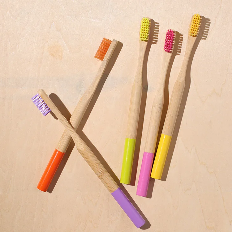 1 шт. Экологичная бамбуковая зубная щётка для взрослых|Зубные щетки| |