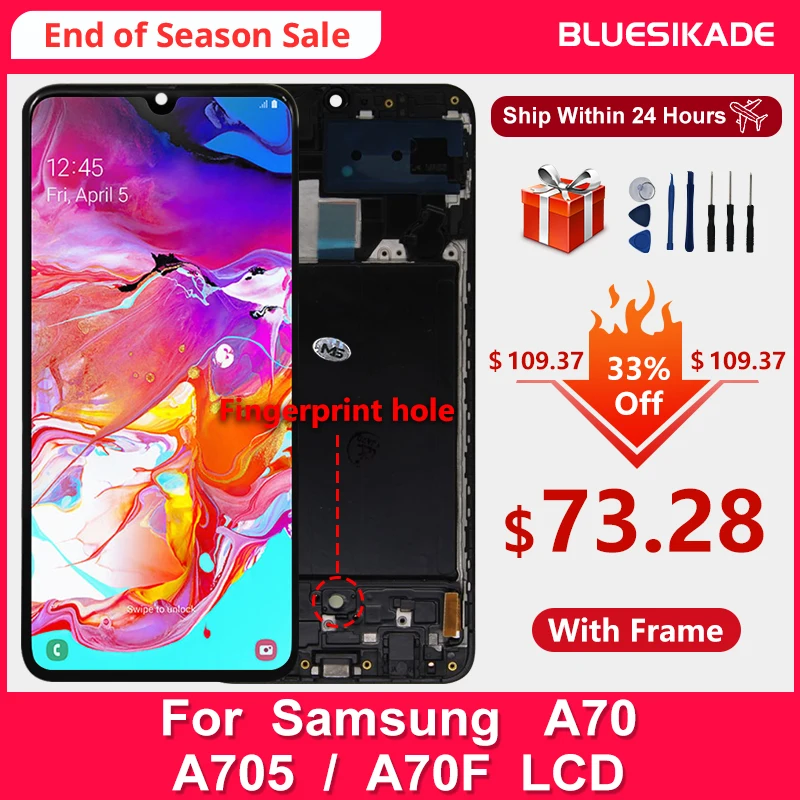 6 7 &quotоригинал для Samsung Galaxy A70 ЖК экран сенсорная панель (диджитайзер) A705 SM A705FN/DS