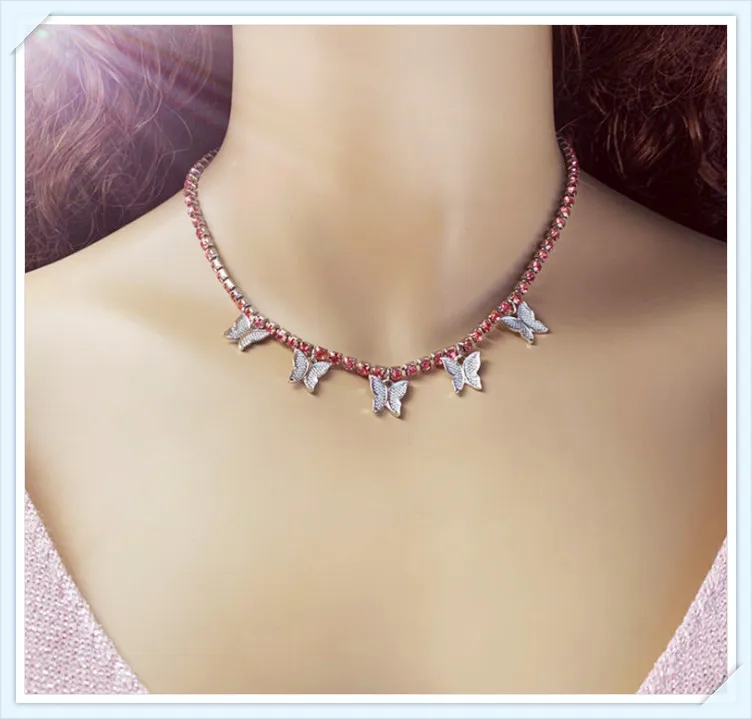 Женское ожерелье золотая цепь яркий ошейник для женщин яркая тенниса в стиле хип