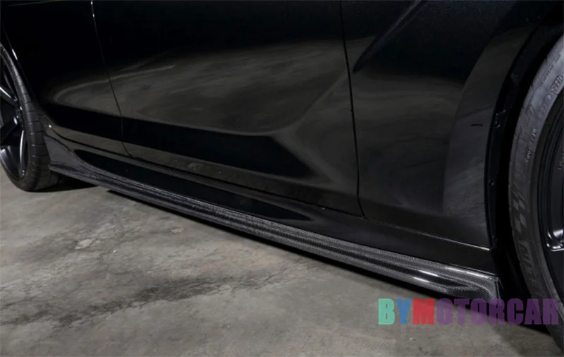 3 D стильные юбки из углеродного волокна с 2 дверями шт. подходят для BMW F12 F13 M Sport M6