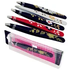 1 шт., пинцет для бровей из нержавеющей стали с цветочным принтом