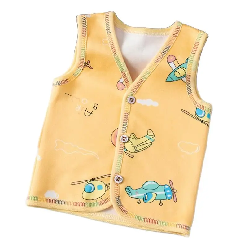 Жилет для маленьких детей Детский утепленный жилет с хлопковой подкладкой