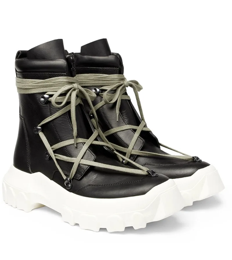 Botas hombre; коллекция года; Мужские ботинки в байкерском стиле; Модные Ботинки martin на платформе; мужская повседневная обувь с высоким берцем; 9#20/15D50