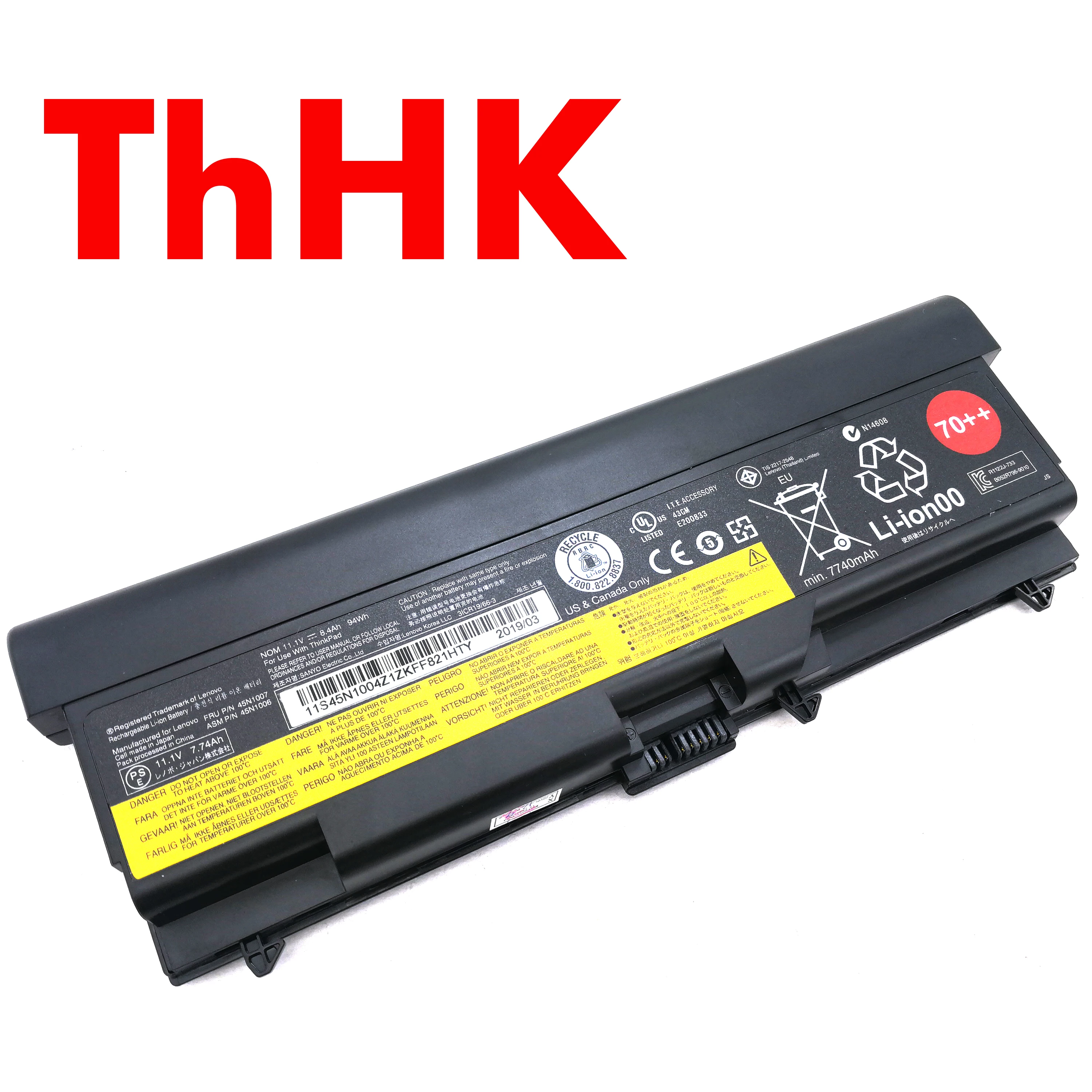 94Wh 9Cell Аккумулятор для ноутбука Lenovo ThinkPad T430 T430I L430 SL430 T530 T530I L530