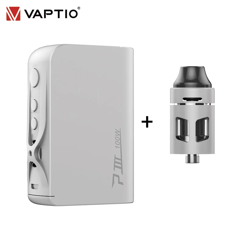 【Gifts】 vaptio P3 vape mod 30-100 Вт 2 мл vapor tank top filling 3000 мАч аккумулятор 4 режима выхода