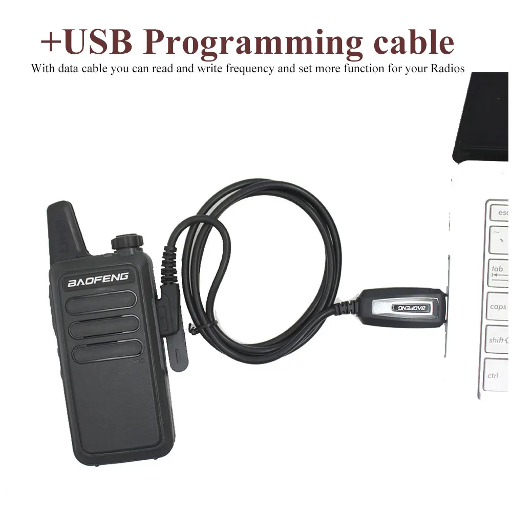 Фото Baofeng USB Кабель для программирования BF-USB-K1 высокоскоростная и стабильная передача для UV-82 UV-5R BF-888S UV-9R радио с вилкой K №4