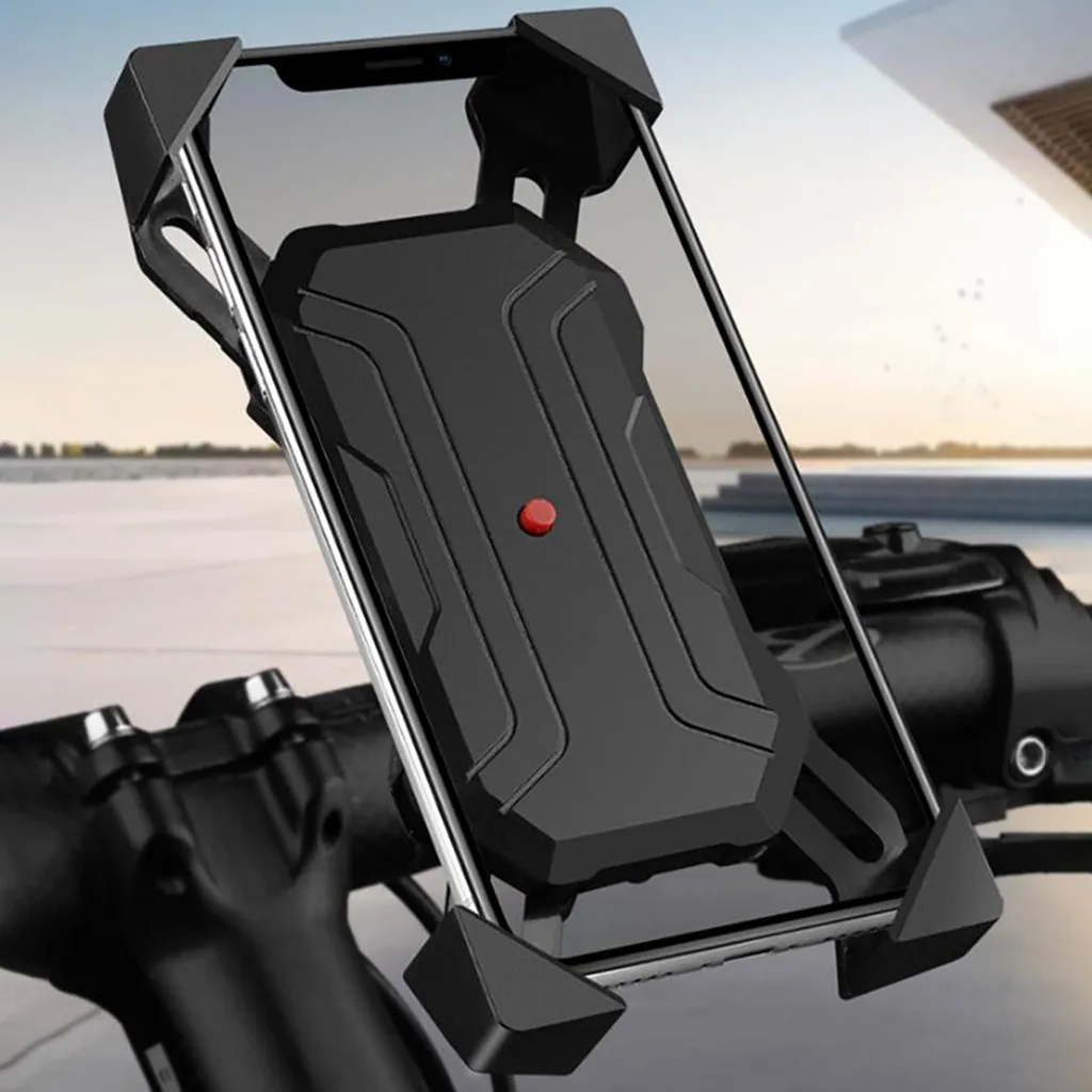 Вращающийся на 360 ° мобильный телефон держатель для велосипеда кронштейн