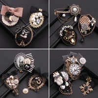diy fashion brooch breastpin order of merit college army rank metal patches for clothing qr 2680