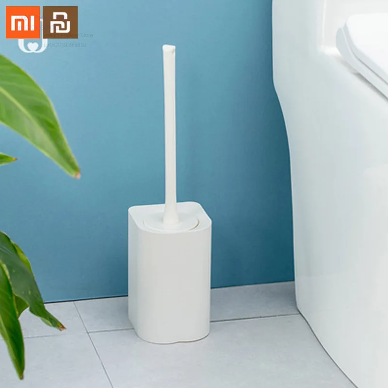 Xiaomi Набор ершиков для туалета ванной бытовой гигиенический душ щетка для ванной Чистящая Щетка с длинной ручкой, содержащий базовое L насадка для зубных щеток smart