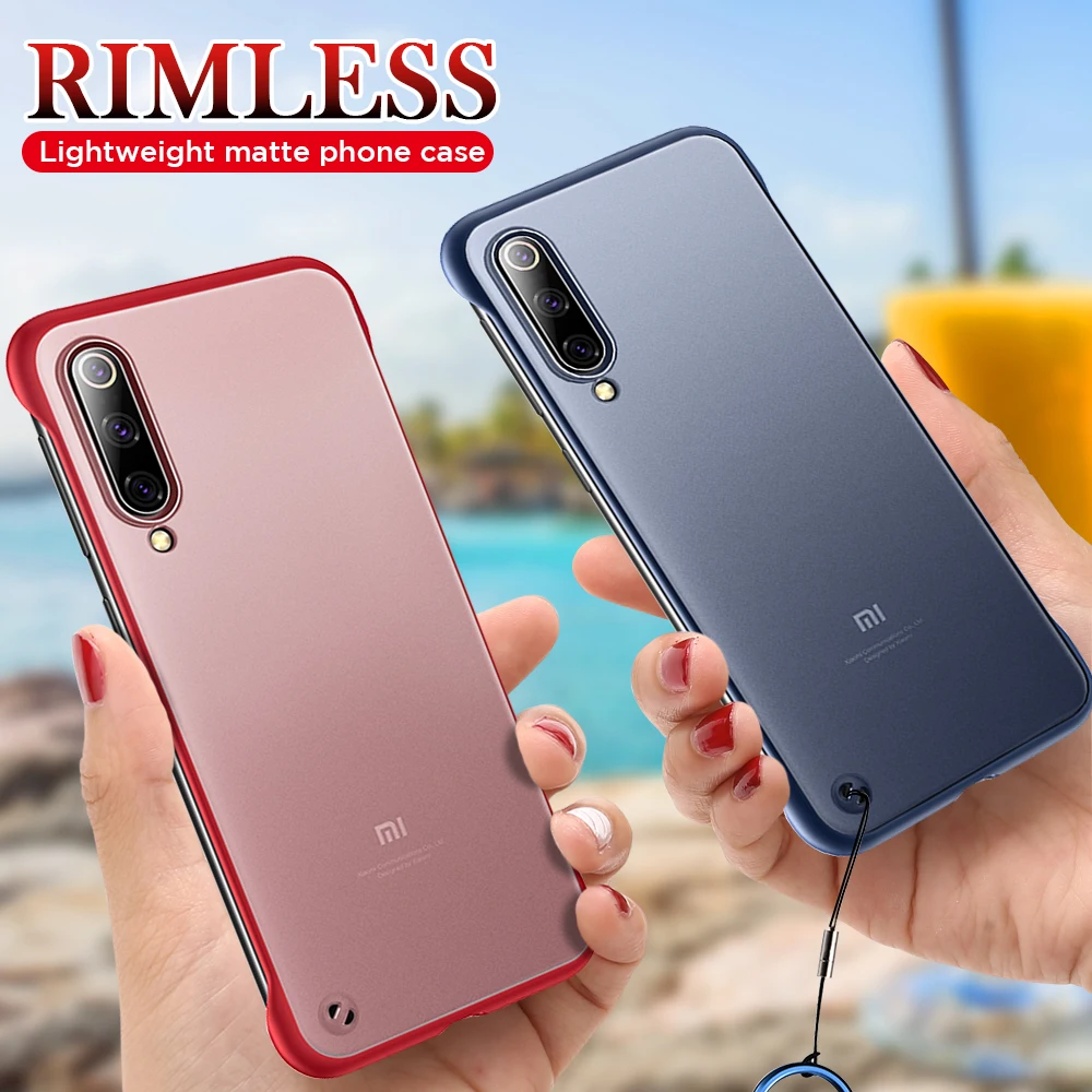 Бескаркасный чехол для Xiaomi Mi 9 SE ультра тонкий прозрачный жесткий Чехлы телефона