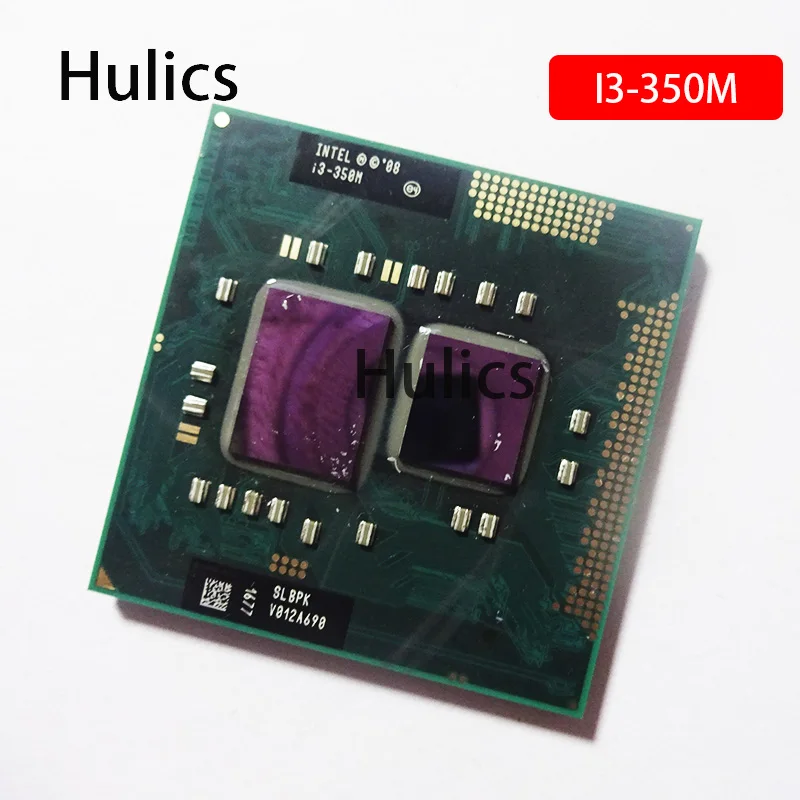 Оригинальный двухъядерный процессор Intel Core i3-350M i3 350M SLBU5 SLBPK 2 ГГц четырехпотоковый