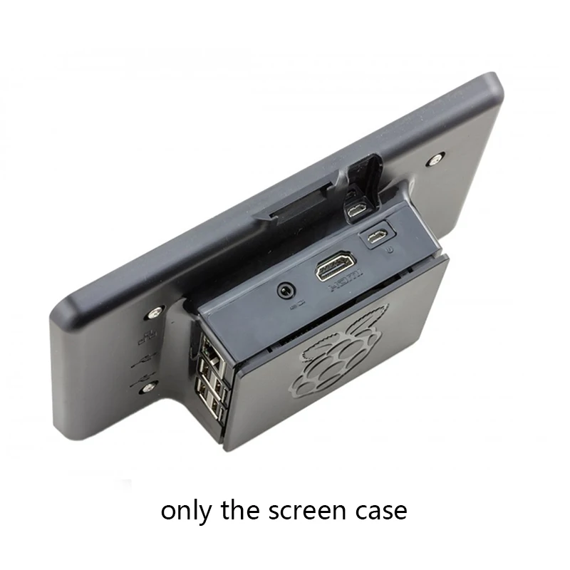 Черный чехол с сенсорным ЖК экраном Raspberry Pi 7 дюймов для 3b / + только экран не входит