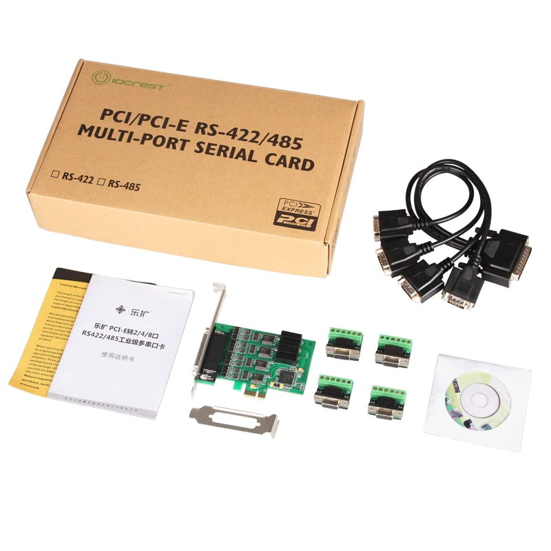 Good Quality 4 Ports High Speed Serial RS422 RS485 PCI Express PCIe Card Chipset For XR17V354 Best Price | Компьютеры и офис