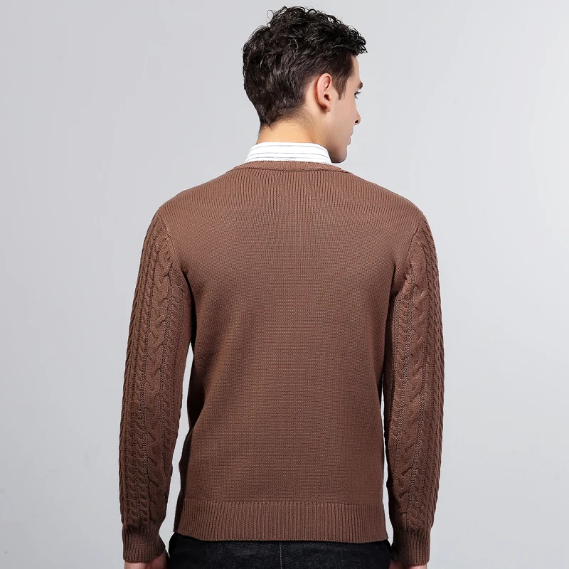 

New Autumn Mens Sweaters Fashion O Neck Winter Sweater Men Pullover Long Sleeve Casual Men Knitted Sweater Fashion Clothes