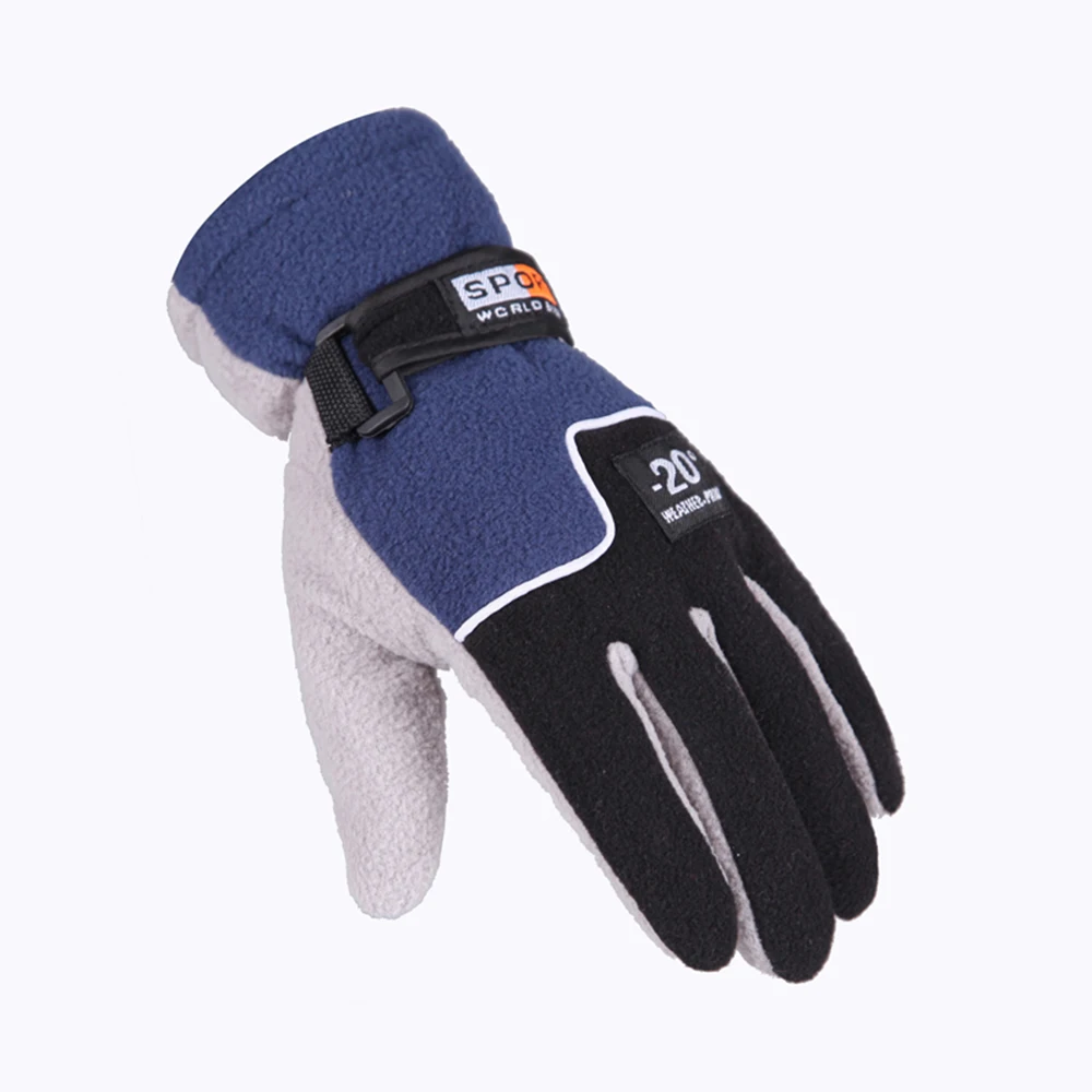 1 Pair Men Women Winter Ourdoor Sport Gloves Ultra Light Polar Fleece Skiing Windproof Motorcycle Climbing Cycling Luvas | Спорт и