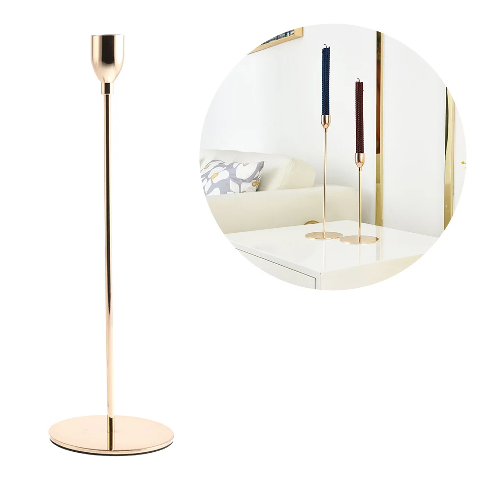 

Металлический Подсвечник в европейском стиле золотистые свадебные декоративные бар вечерние Гостиная декоративный домашний декоративный подсвечник