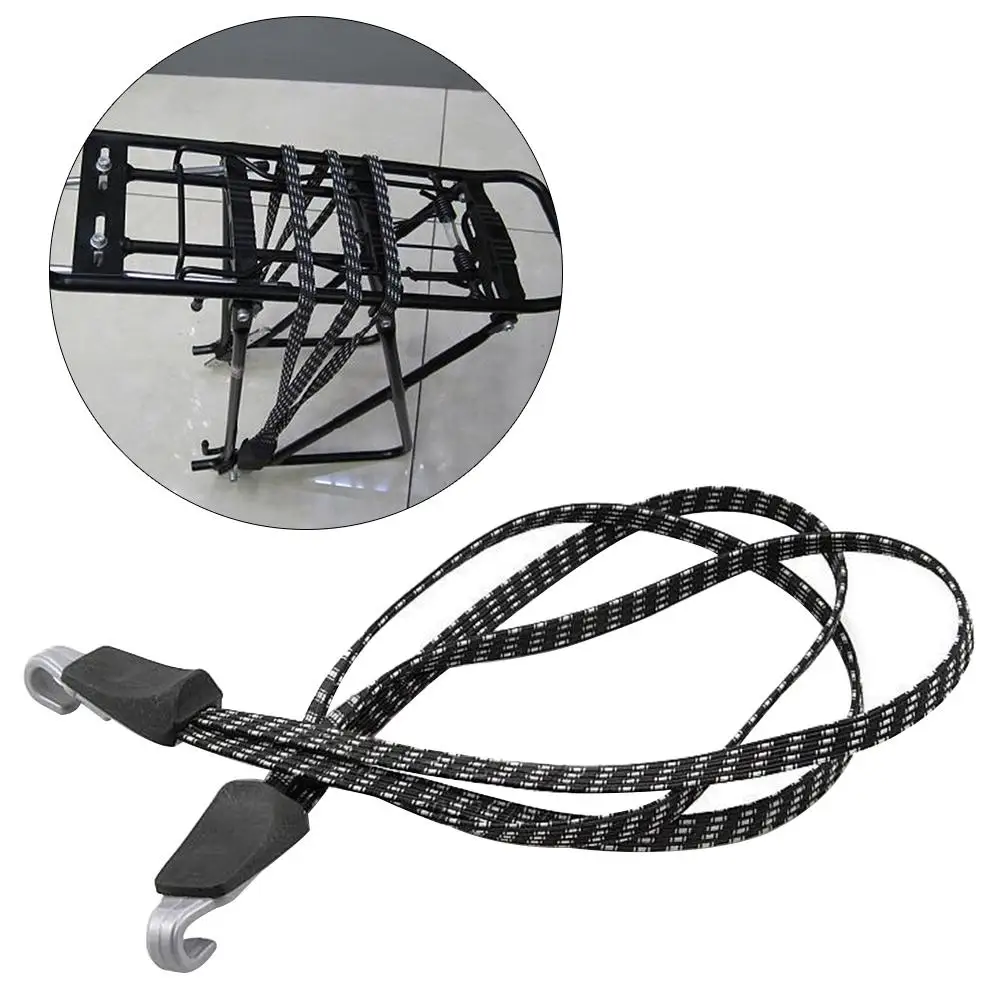 1PC Bike Luggage Carrier Elastic Band Bicycle Cargo Racks Tied Rubber Strap Rope Elasticity Outdoor Tensioning Belts | Спорт и