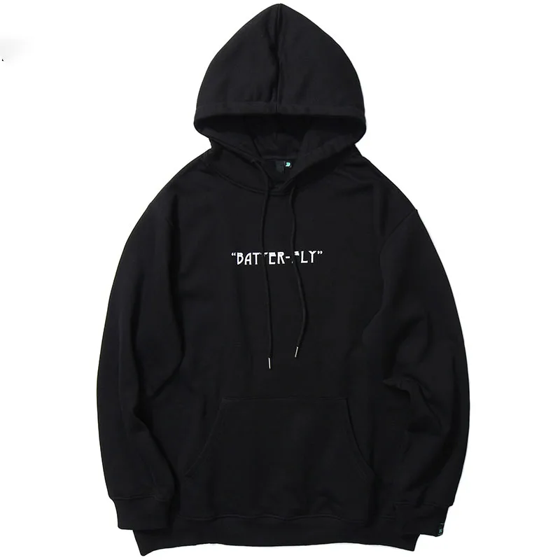 

2021 New Men Hip Hop Sweatshirt Hoodie Color Butterfly Streetwear Harajuku Pullover Hoodie Cotton Winter Autumn Black Hoodie