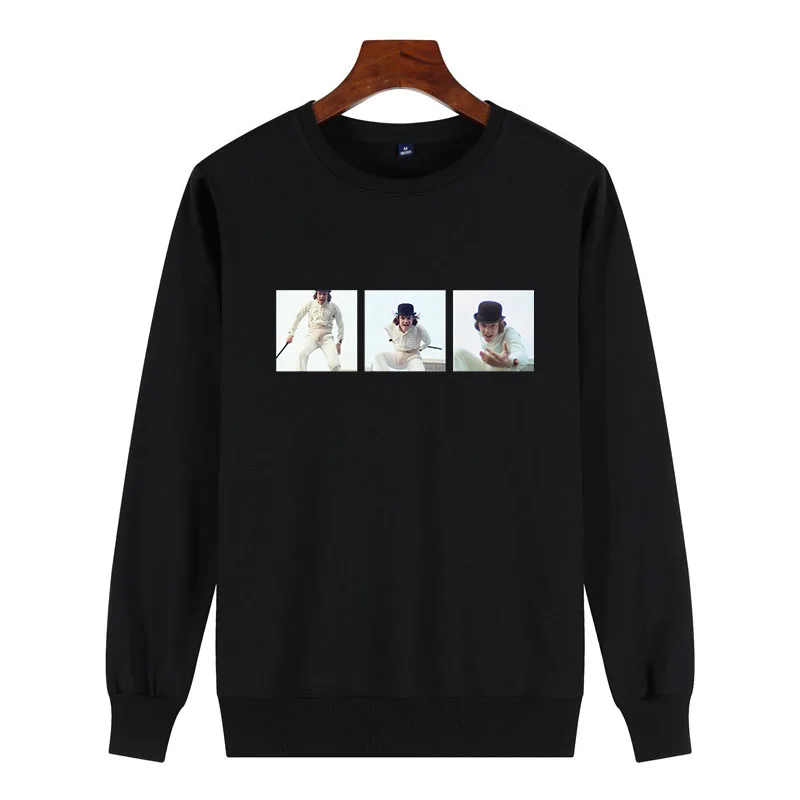 A «Заводной Апельсин», принт со стилями, новинка, Женская толстовка из хлопка, модная уличная Женская Новинка, повседневный Женский пуловер - Цвет: 82643 Black