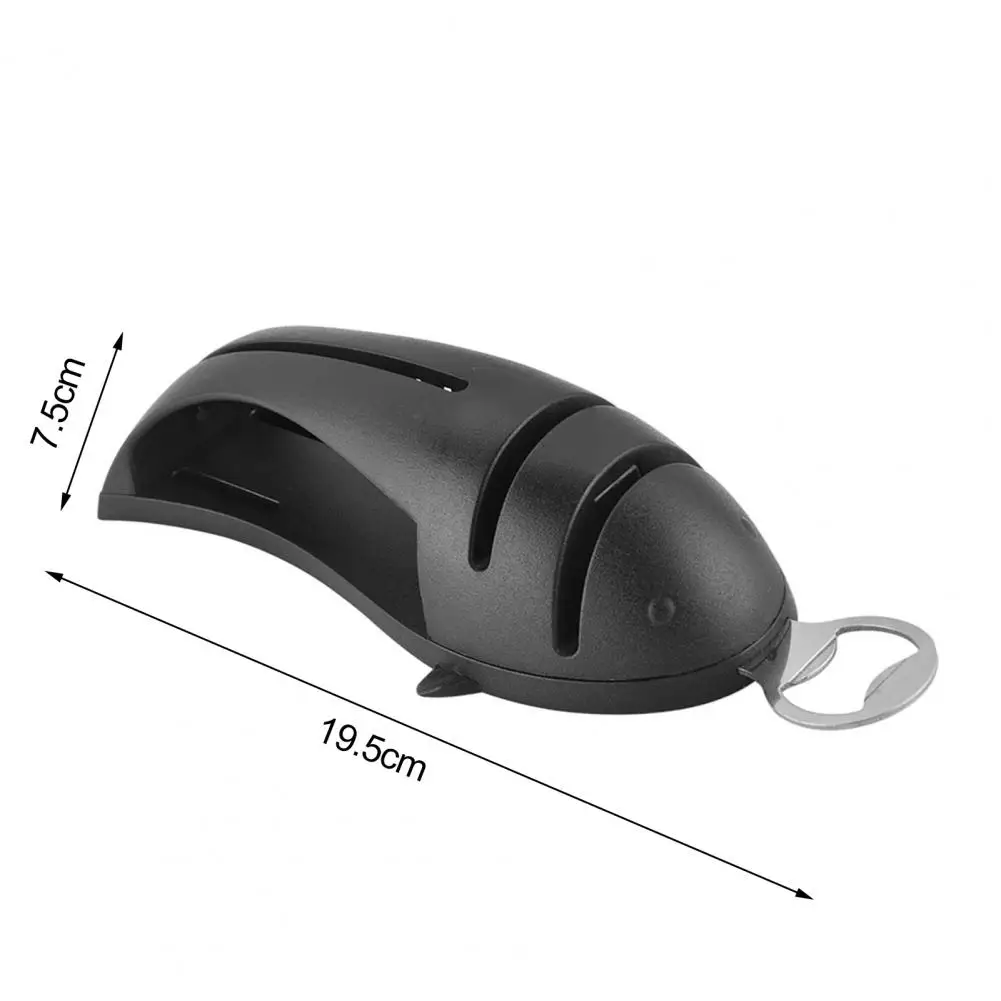 

3 in 1 Multifunctional Beer Opener Whetstone Knife Sharpener Holder Kitchen Tool