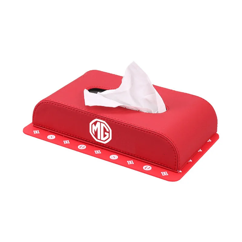 Автомобильная ТКАННАЯ коробка из искусственной кожи Полотенца покрытие