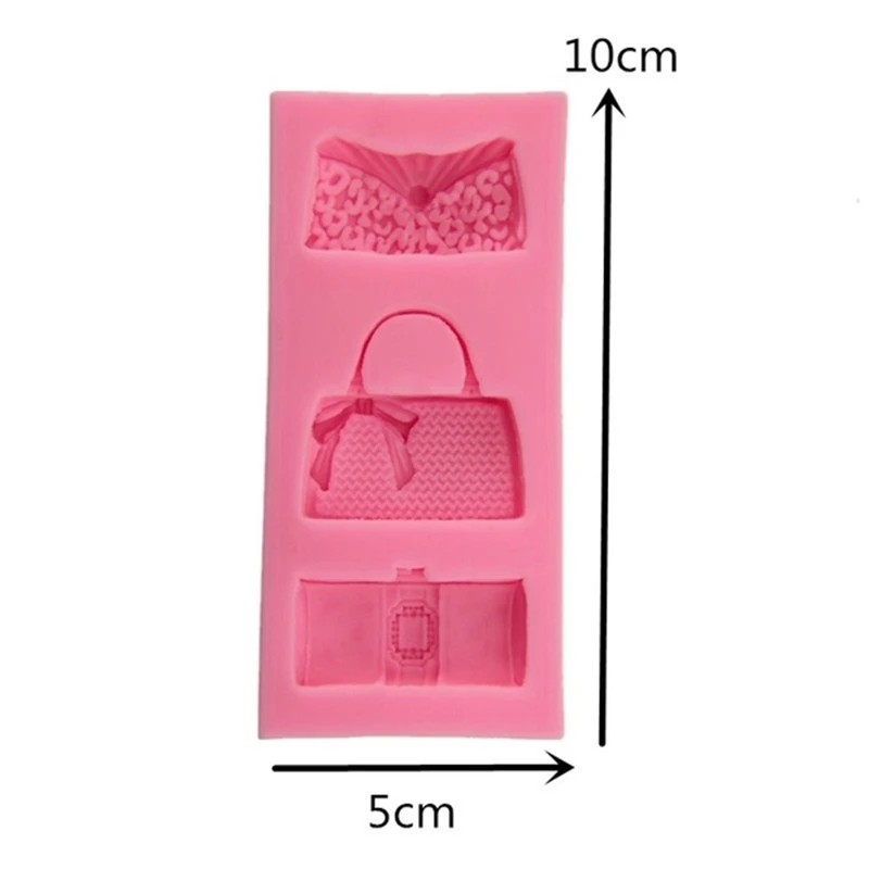 

Fashion Bags Fondant Chocolate Mold Silicone Molds Fondant Cake Decoration Moulds