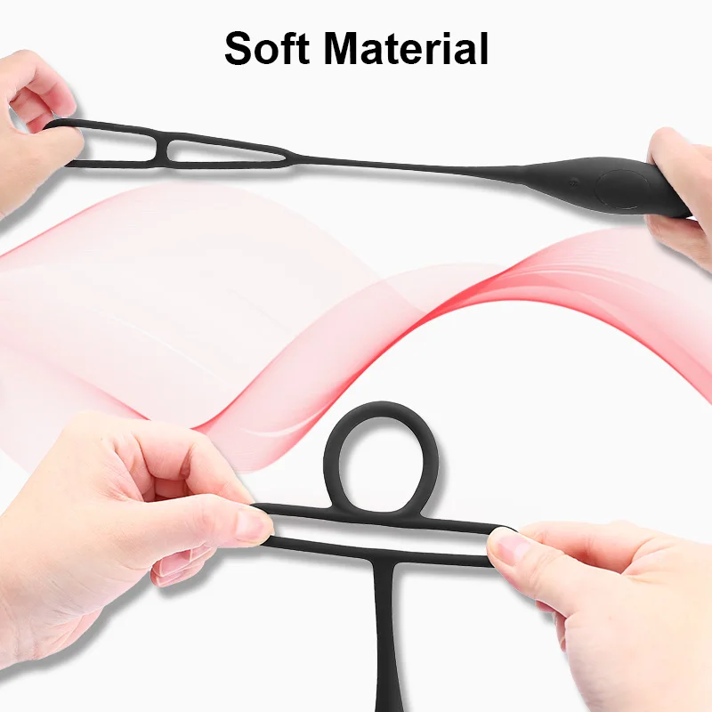 GUIMI массажер простаты вибратор с кольцом вибро анальная пробка гей секс игрушки