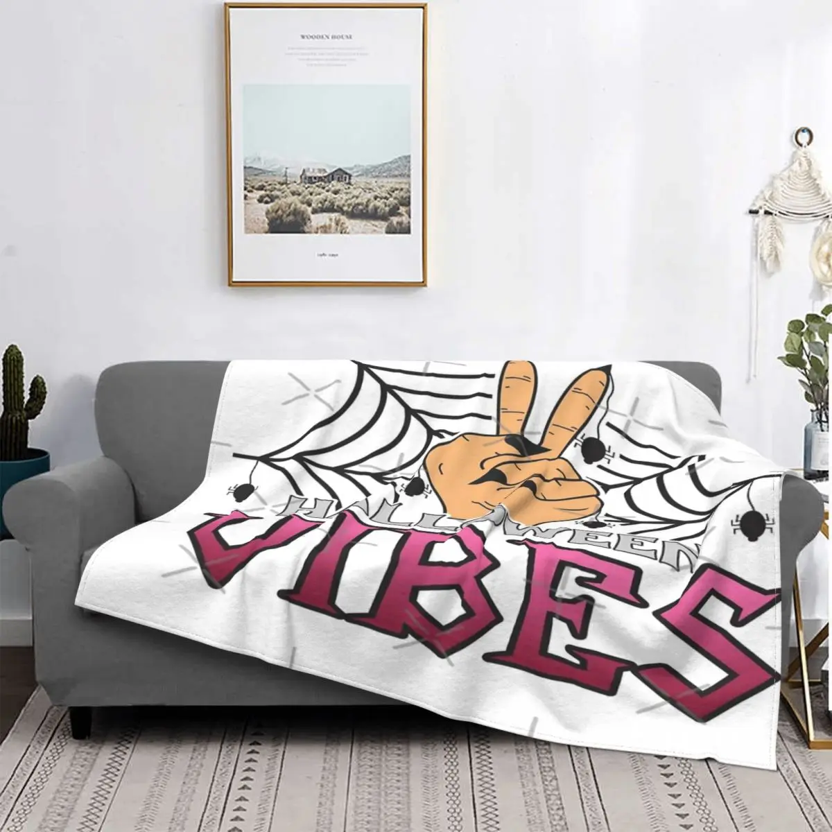 

Manta с принтом на Хэллоуин для детей